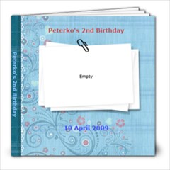 2nd Birthday - 8x8 Photo Book (20 pages)