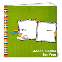 jack baby first year - 8x8 Photo Book (20 pages)