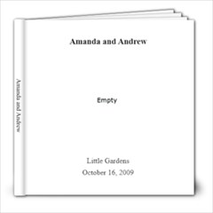 Amanda and Andrew wedding - 8x8 Photo Book (20 pages)