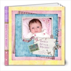 Baby Amelia Final Version - 8x8 Photo Book (20 pages)