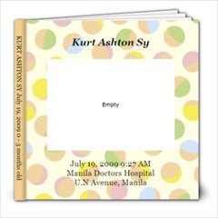Kurt 0-3 Months Old - 8x8 Photo Book (20 pages)