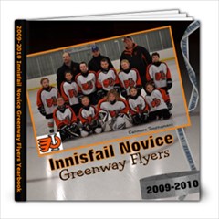 2009 2010 novice hockey yearbook - 8x8 Photo Book (20 pages)