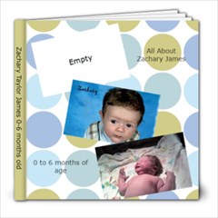 0-6 months - 8x8 Photo Book (20 pages)