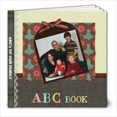 ABC Book Family Grandparents - 8x8 Photo Book (20 pages)