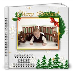 LAUREN 1ST CHRISTMAS - 8x8 Photo Book (30 pages)