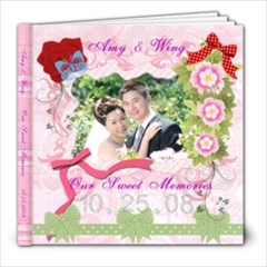Wedding photo book 1 - 8x8 Photo Book (20 pages)
