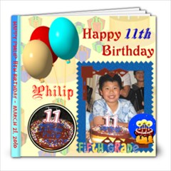Philip 11th Birthday - 8x8 Photo Book (20 pages)