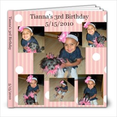 tiannas 3rd bday - 8x8 Photo Book (20 pages)