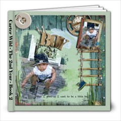 Carter Year 2 Book 2 - 8x8 Photo Book (30 pages)