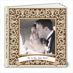Antonietta & John Wedding Album 1 of 2 - 8x8 Photo Book (20 pages)
