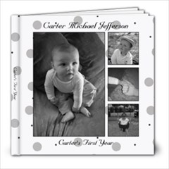 Carter Baby book - 8x8 Photo Book (39 pages)