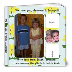 We love you, Gramma & Grampa! - 8x8 Photo Book (20 pages)