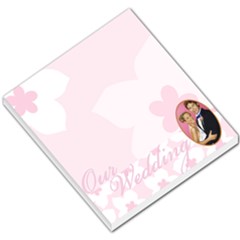 Pink Floral Wedding - Small Memo Pads