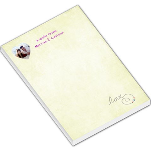 Custom Large Notepad By Joni Ellsworth