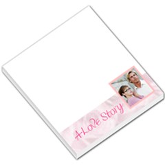 Love Story Pink Footer - Small Memo Pads