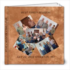 WEST FAMILY REUNION bre - 8x8 Photo Book (39 pages)