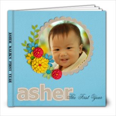 Asher Malik s The First Year  - 8x8 Photo Book (30 pages)