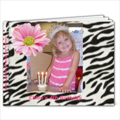 Chloe s 4th Birthday  - 9x7 Photo Book (20 pages)