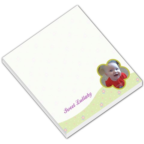 Lullaby Memo Pad By Linda Townsend