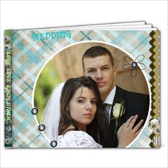 nick and zhanna s wedding book - 9x7 Photo Book (20 pages)