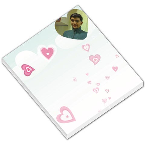 Heart Small Memo Pad By Ashwin