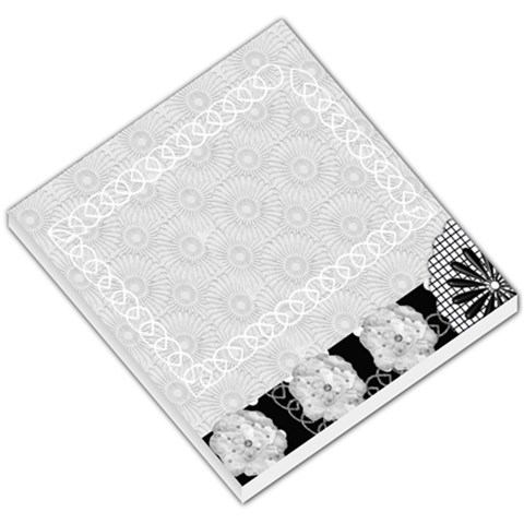 Black And White Small Memo Pad By Ashwin