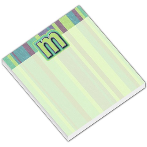 Striped Monogram Memo By Klh