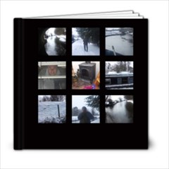 Classic black frameless Artbook  - 6x6 Photo Book (20 pages)