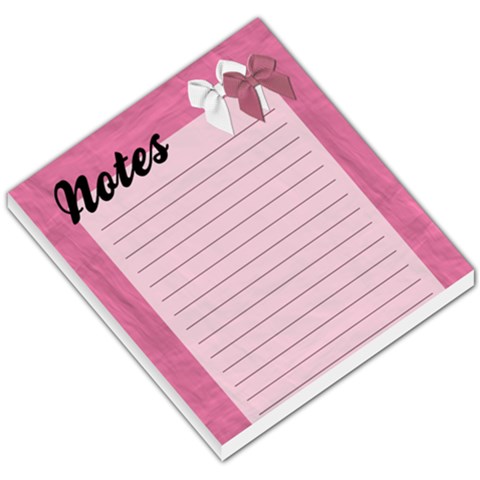 Pink Bows Notes By Angela