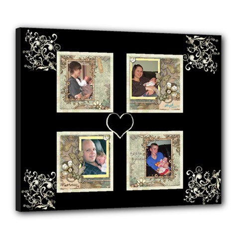 Baby Multiframe canvas 20 x 24 - Canvas 24  x 20  (Stretched)