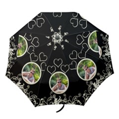 Creme de la Creme hearts Umbrella - Folding Umbrella