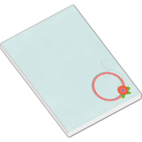 Flower Lg Memo Pad By Mikki