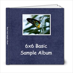 Basic 6x6 Sample Album - 6x6 Photo Book (20 pages)