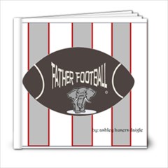 FatherFootballCrimson - 6x6 Photo Book (20 pages)