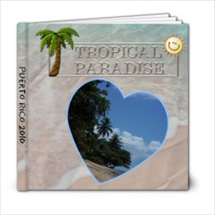 Tropical Paradise Vacation 6x6 Photo Book PR - 6x6 Photo Book (20 pages)