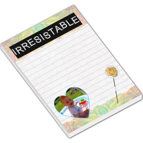 Irresistable Large Memo Pad By Lil