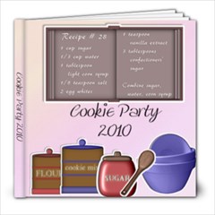 Cookie Party - 8x8 Photo Book (20 pages)