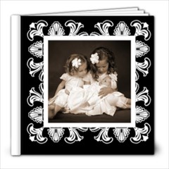 Art Nouveau Classic black & White album 8 x 8 39 page - 8x8 Photo Book (39 pages)