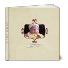 Annette book 1 - 6x6 Photo Book (20 pages)