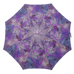 Umbrella swirl stem paper33 pink-lav - Straight Umbrella