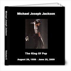 Michael  Jackson 6 - 8x8 Photo Book (20 pages)