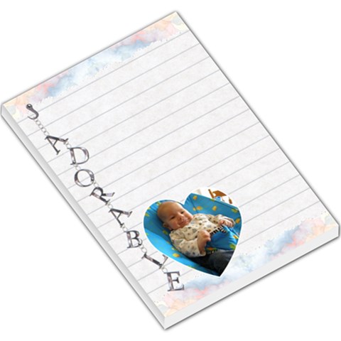 Adorable Large Memo Pad By Lil