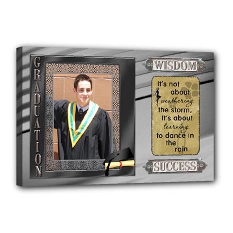18x12 Graduation Stretched Canvas - Canvas 18  x 12  (Stretched)