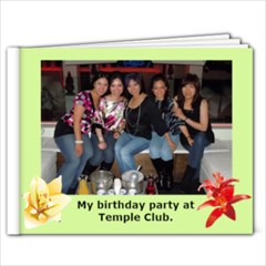 My Birthday at the Temple Club 2 - 9x7 Photo Book (20 pages)