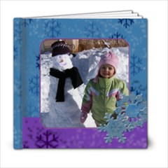 Snowflakes 6x6 album - 6x6 Photo Book (20 pages)