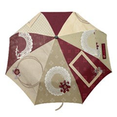 Lace Frame, Kiss better than I cook-folding umbrella