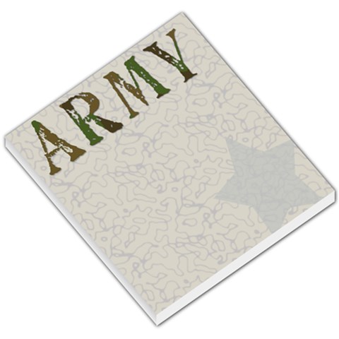 Army Notepad By Amanda Bunn