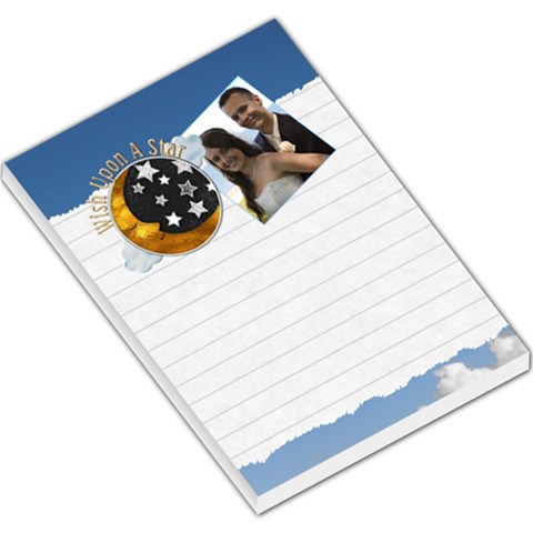 Wish Upon A Star Large Memo Pad By Lil