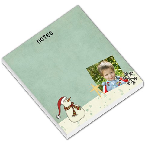 Snowman Note Pad By Sheena