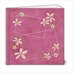 6x6 Pinky Green Album - 6x6 Photo Book (20 pages)